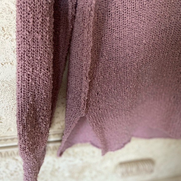 NWT Rachel Zoe dust pink V sweater size L - Picture 4 of 5